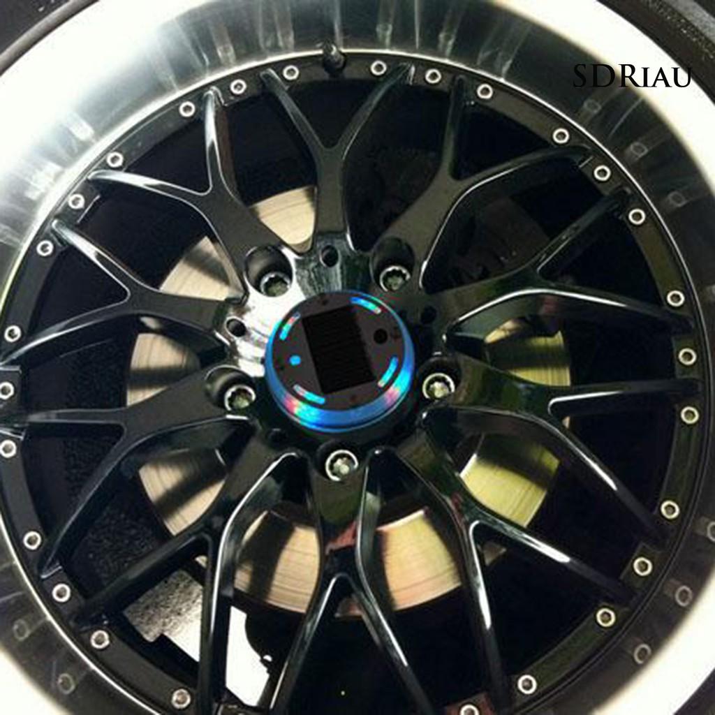 Đèn Led Năng Lượng Mặt Trời Chống Thấm Nước Cho Bánh Xe Hơi