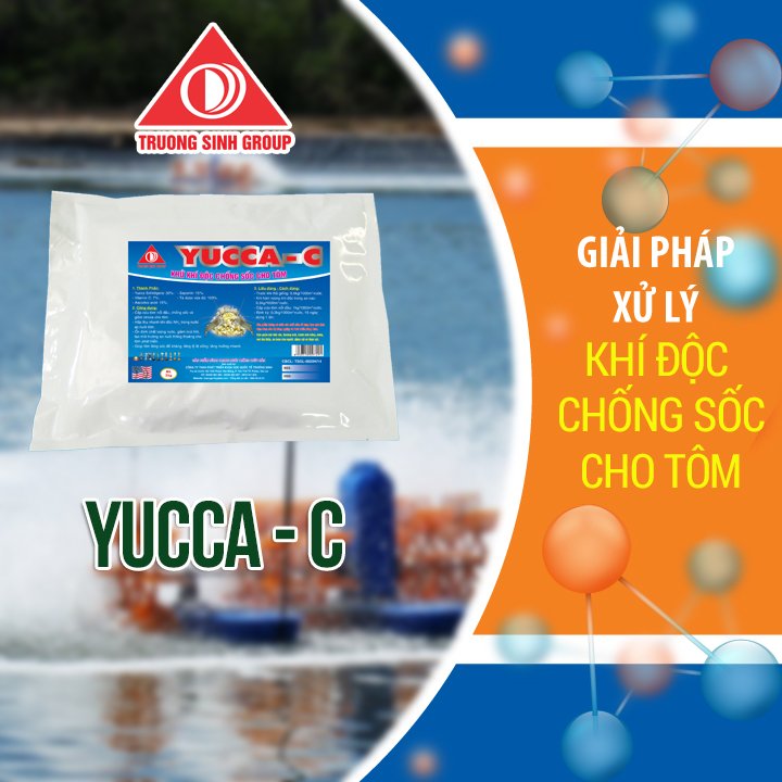 Khử độc tố, chống sốc cho tôm - Thuốc thủy sản YUCCA-C