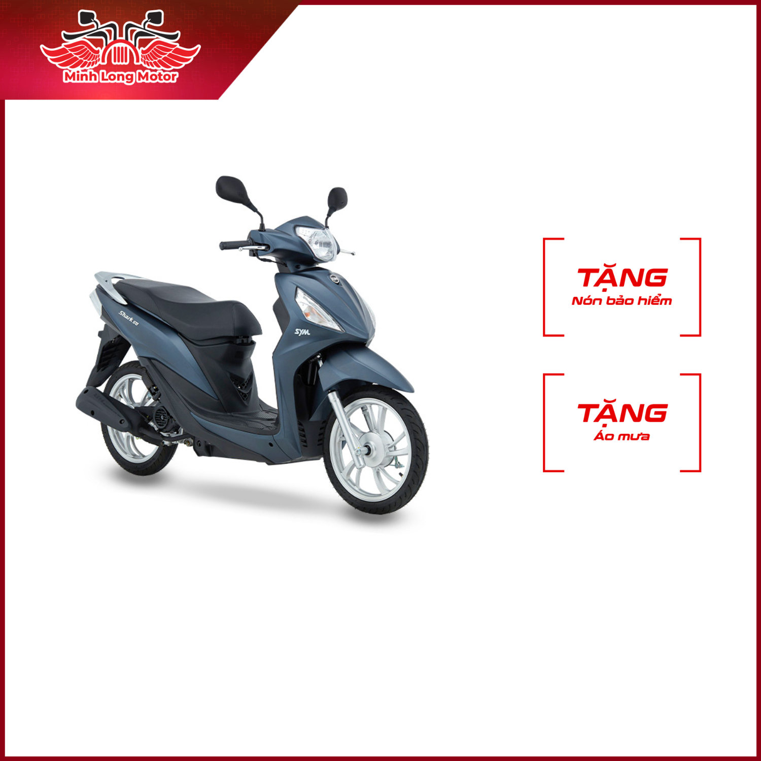 Xe Tay Ga Sym Shark 50cc