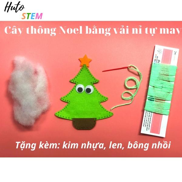 Cây Thông Noel, Cây Thông Noel Vải Nỉ Tự Làm, Trang Trí Giáng Sinh