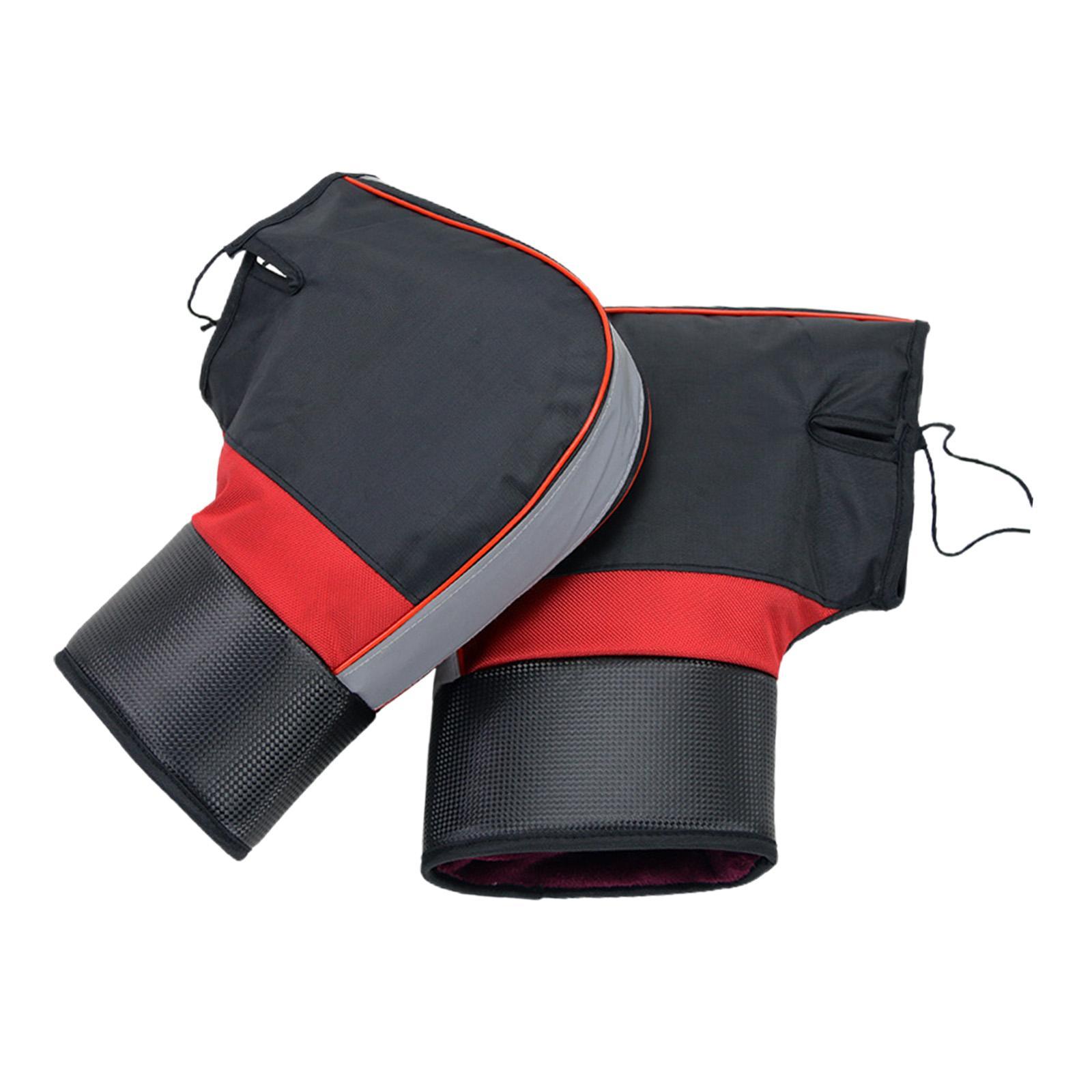 Motorcycle Handlebar Muffs, Keep Hands Warm Hands Protector Mittens Covers for Snowmobile