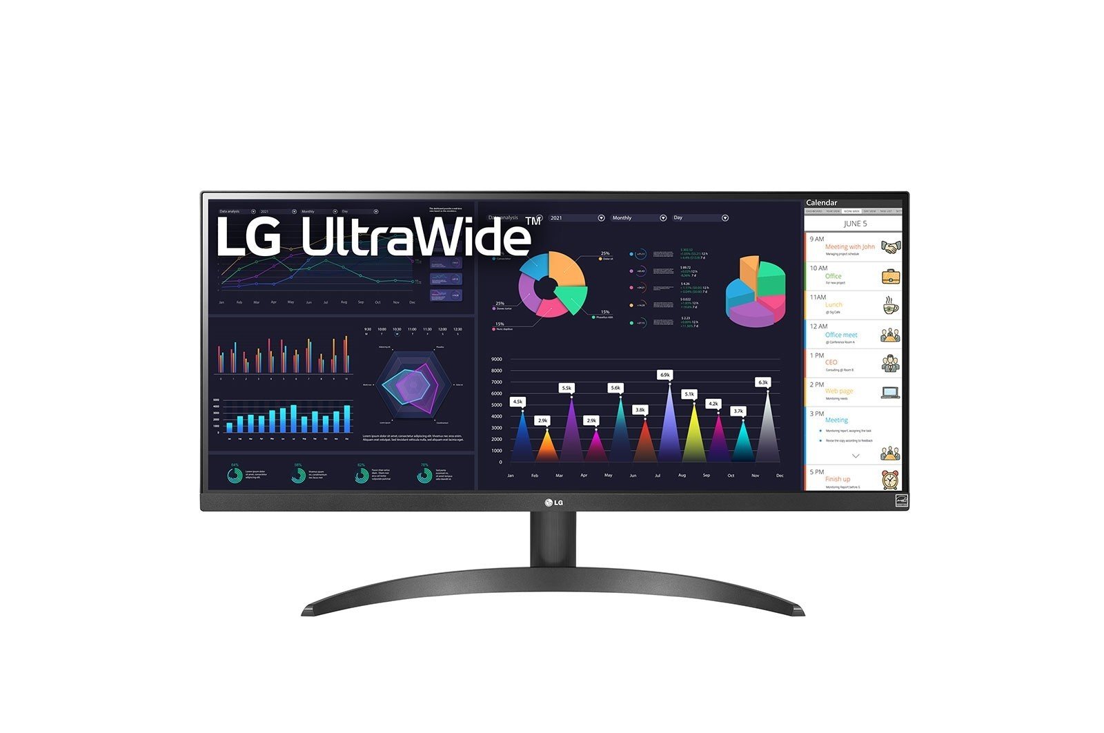 Màn Hình LG 29WQ500-B UltraWide (29&quot;/FHD/IPS/100HZ/5MS) - Hàng chính hãng