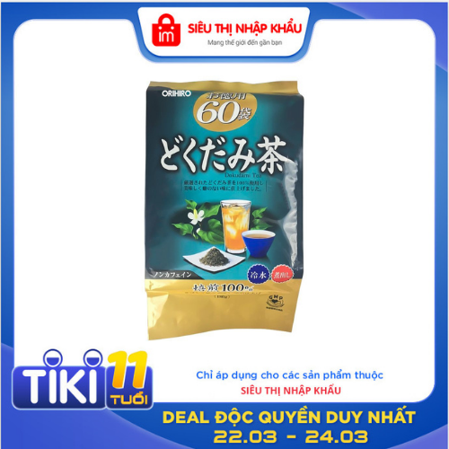 Trà Diếp Cá Mát Gan Giải Độc Orihiro (60 Túi / Gói)