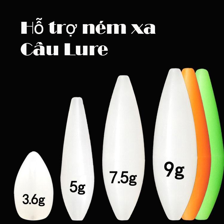 Combo 8 Hạt Gạo Thần Kì, Hạt Hỗ Trợ Ném Xa Câu Lure, dùng để chơi lure các con mồi nhẹ [ Top1VN ]