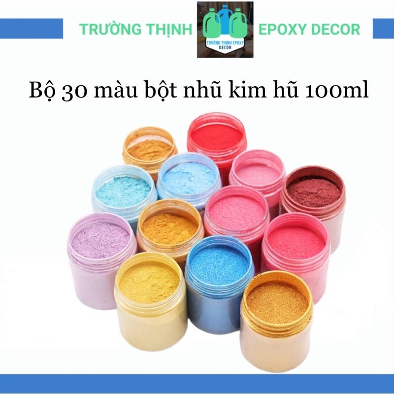 Bộ 30 Màu Nhũ Ánh Kim Nhập Khẩu Loại Tốt - Trường Thịnh Sài Gòn