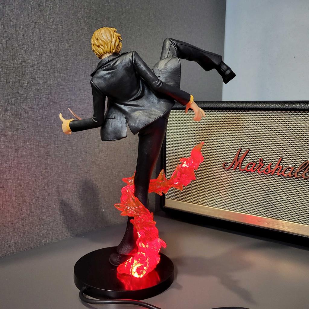 Mô hình Vinsmoke Sanji hắc cước 25 cm có LED (usb) - One Piece