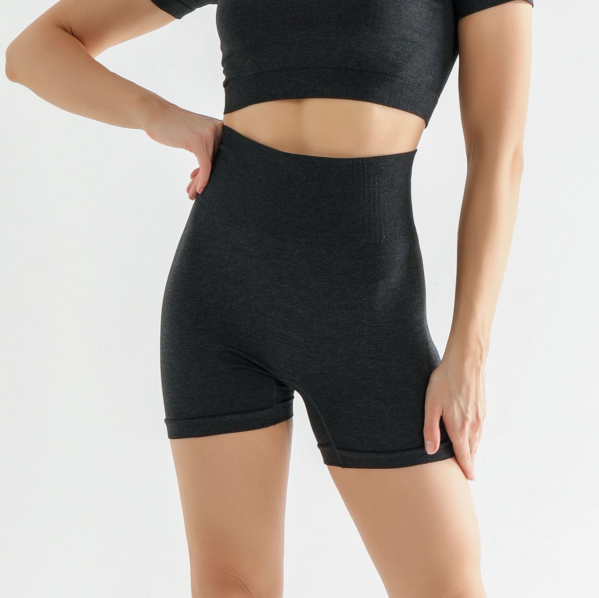 Quần Short Thể Thao Lưng Cao Năng Động Cho Nữ