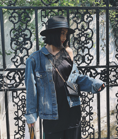 Mũ phớt cói nữ phong cách Hàn mới, nón fedora đi nắng đi biển thời trang
