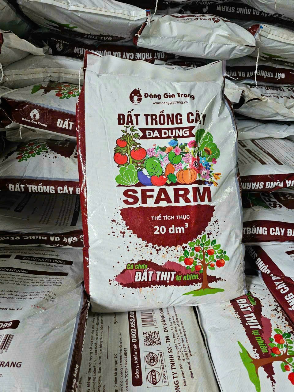 Đất trồng cây đa dụng SFARM - Bao 20L