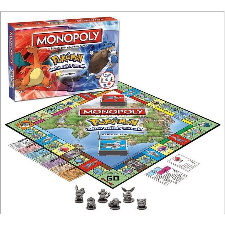 Cờ Tỷ Phú Monopoly Pokemon Kanto Edition ( hàng sẵn )