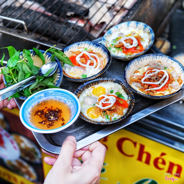 Combo 15 Chén Sứ Sành Làm Hàu Nướng,Bánh Bèo, Bánh Trứng Cút Nướng