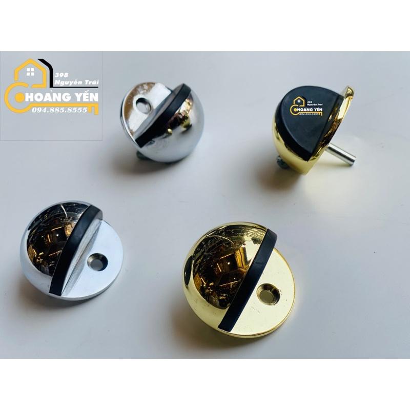 Chặn cửa bán nguyệt inox loại dày có chân trụ chắc chắn, chặn cửa chống gió va đập