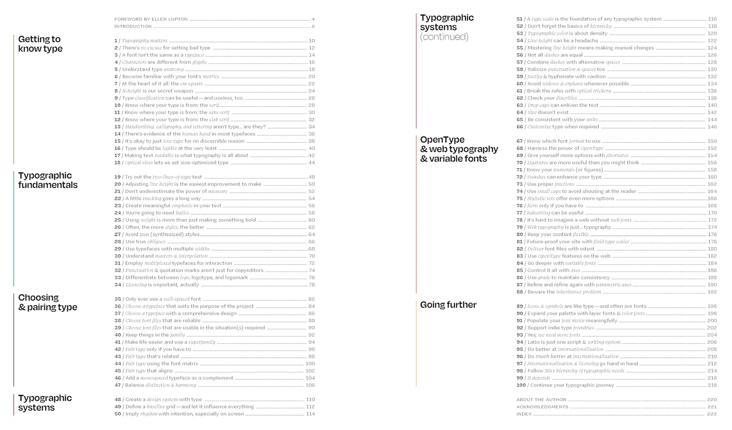 Universal Principles Of Typography