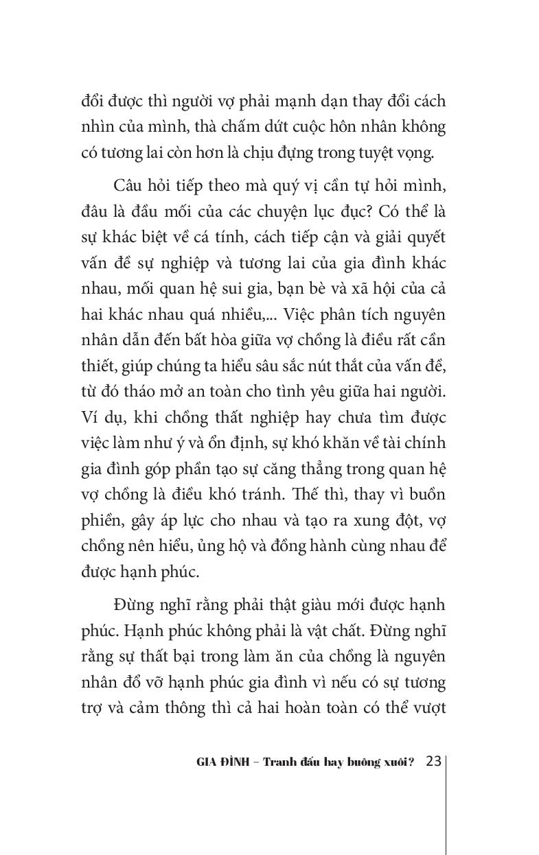 Gia Đình: Tranh Đấu Hay Buông Xuôi?