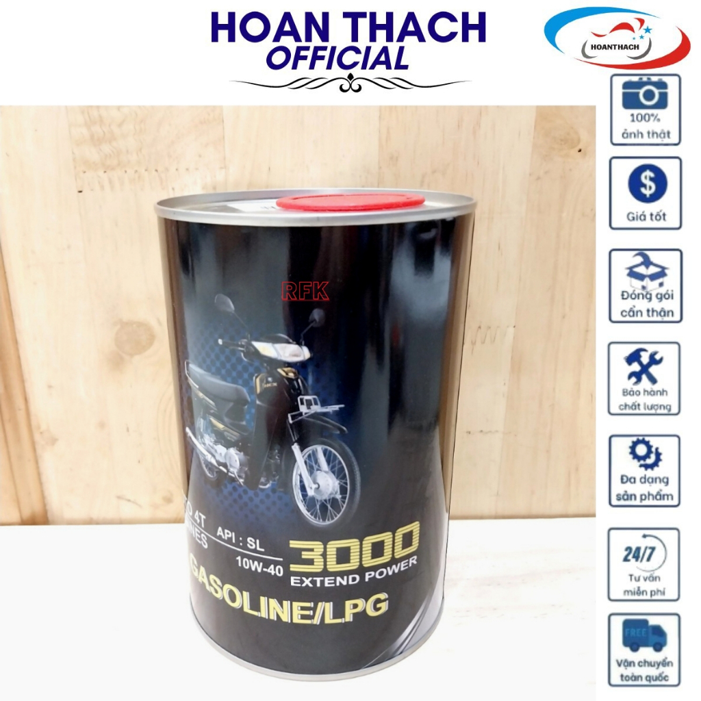 Nhớt Xe Số Comado 4T 10W - 40 1L Hộp Đen HOANTHACH SP019268