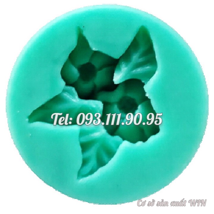 Khuôn silicon làm rau câu bông dừa cạn - Mã số 1559