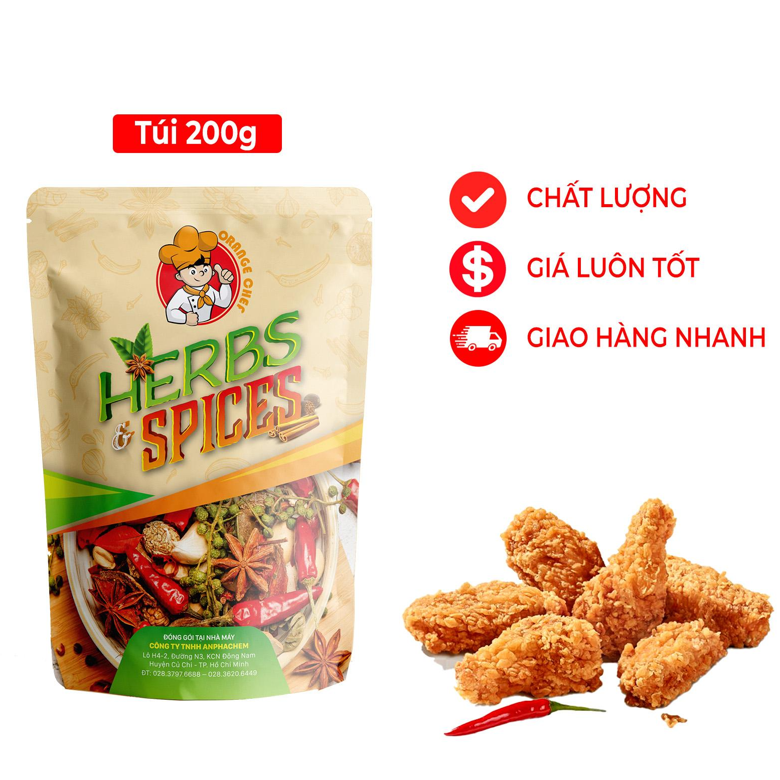 Bột tẩm ướp Gà - Orange Chef - 200g/ túi