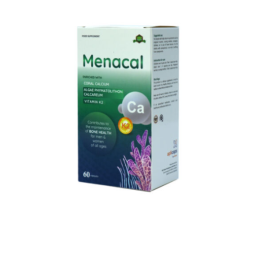 Viên uống Aplicaps MENACAL - Bổ sung Canxi tự nhiên, vitamin K2 và D3 giành cho phụ nữ mang thai