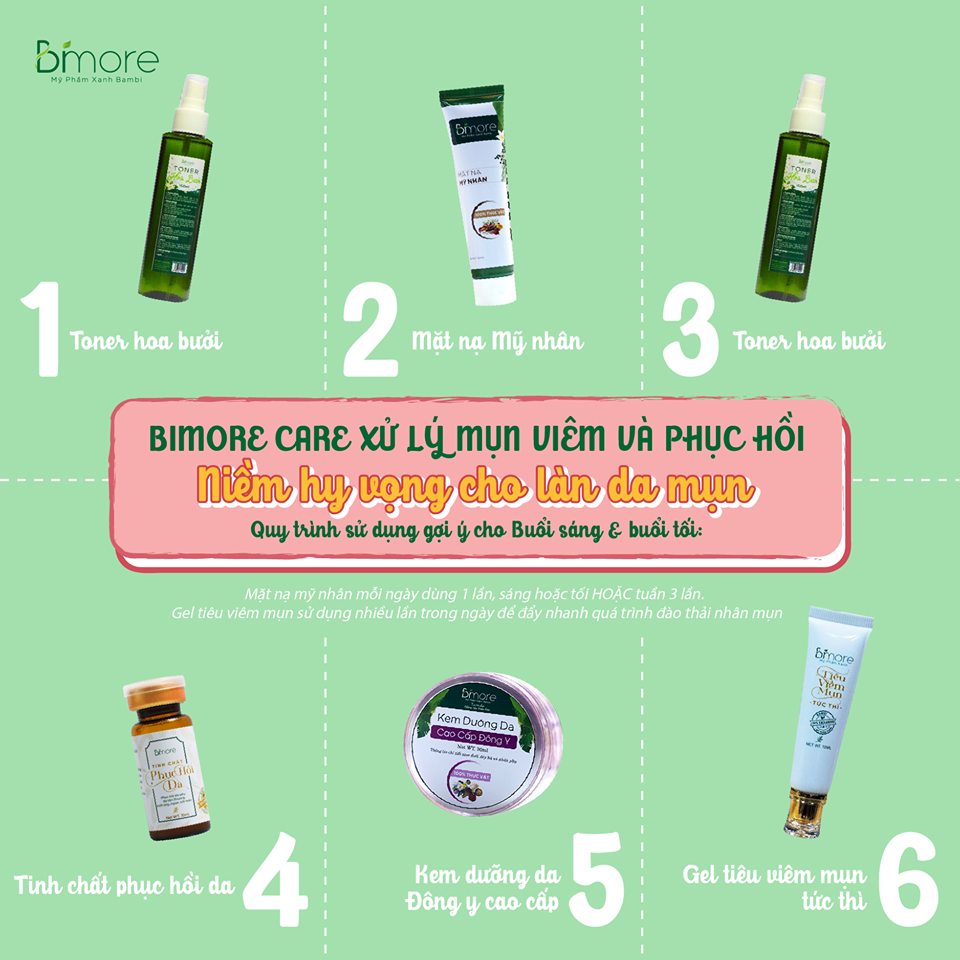 Tinh Chất Phục Hồi Da Bimore Làm Dịu Da Tức Thì, Phục Hồi Da 10ml