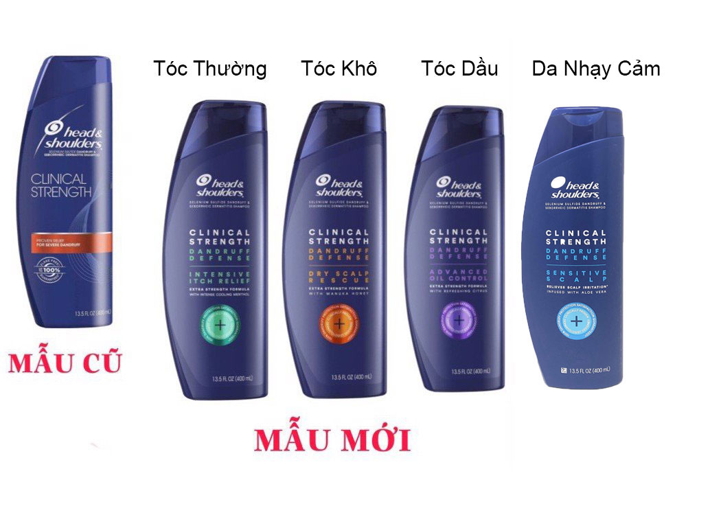 Dầu gội đầu Head&Shoulders Clinical Strength Shampoo