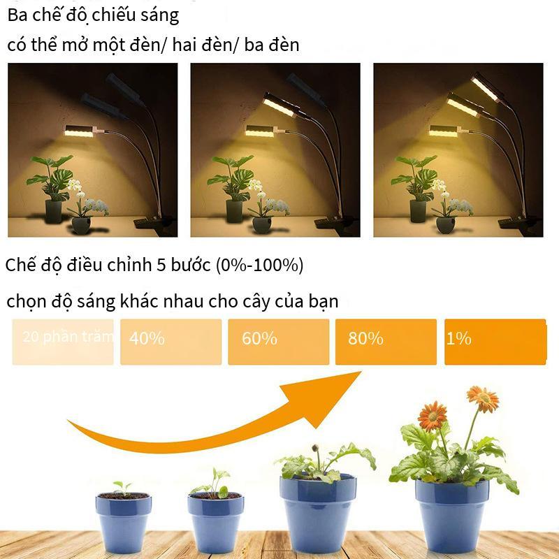 Ưu đãi đặc biệt Amazon đèn tăng trưởng thực vật trong nhà bạch tuộc mọng nước lấp đầy ánh sáng đầy đủ đèn led clip đèn trồng cây