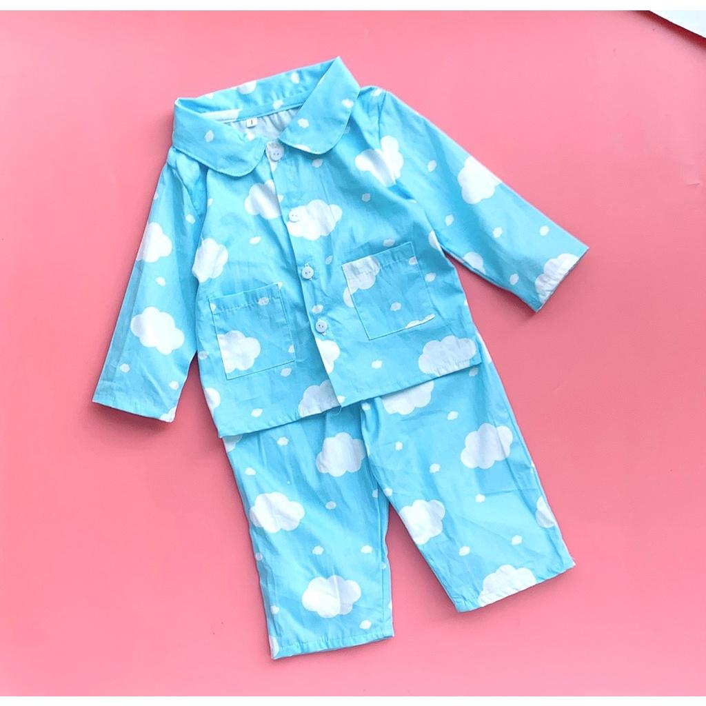 BỘ PIJAMA THÔ MÈM CHO BÉ OP KIDS