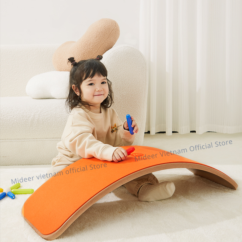 Ván thăng bằng, ván cong bập bênh Mideer Wobble Balance Board, đồ chơi cho bé 2,3,4,5,6 tuỏi