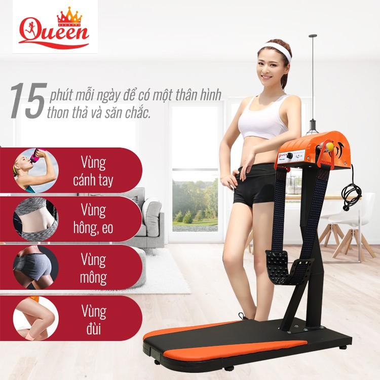 Máy Rung Massage Đứng Queen -F1 500W - Máy Massage Đánh Tan Mỡ bụng Đứng 