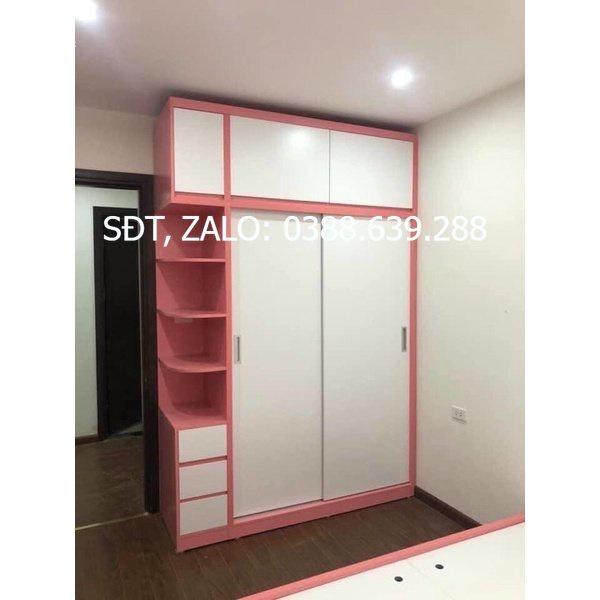 tủ quần áo mdf cánh trượt hàng đặt