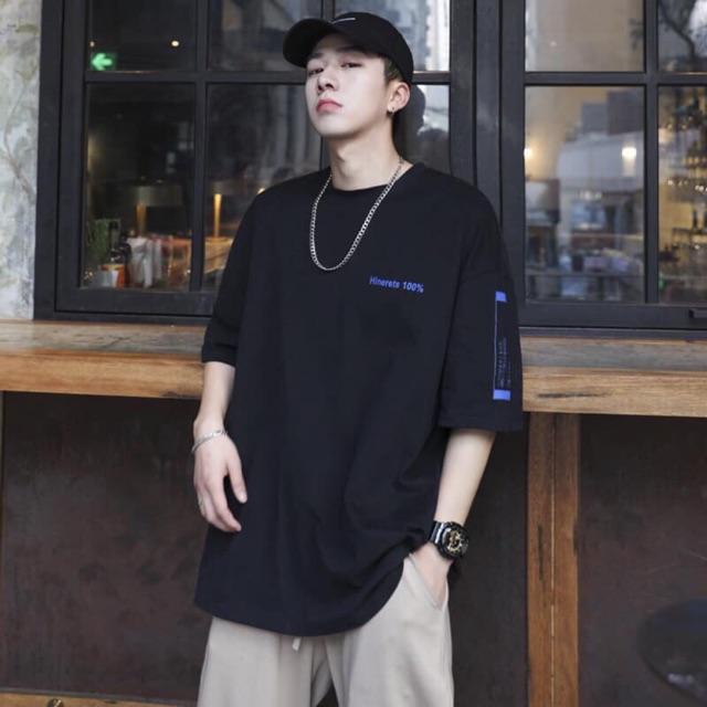Áo thun tay lỡ form rộng họa tiết Hoa hướng dương - Unisex nam nữ đều mặc được
