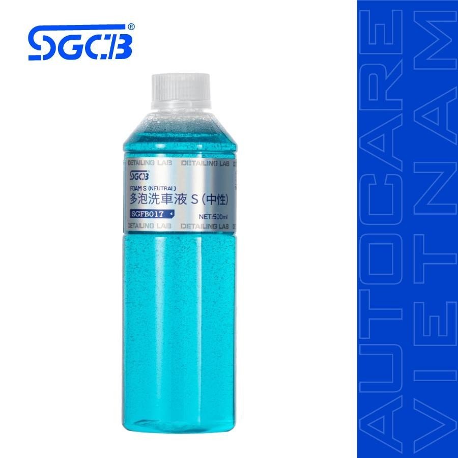 Dung Dịch Rửa Xe Ô Tô Mô Tô Tạo Bọt Tuyết  Foam S SGCB Loại Bỏ Vết Bẩn Sơn Xe 500ML SGFB017