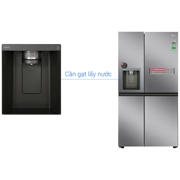 Tủ lạnh LG Inverter 635 Lít GR-D257JS - Chỉ giao Hà Nội