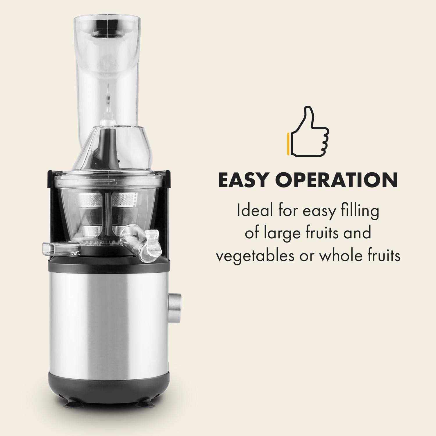 Máy Ép Chậm Klarstein Fruitberry Slow Juicer, máy ép trái cây gia đình - CAM KẾT HÀNG NHẬP KHẨU ĐƯC BỞI DNK