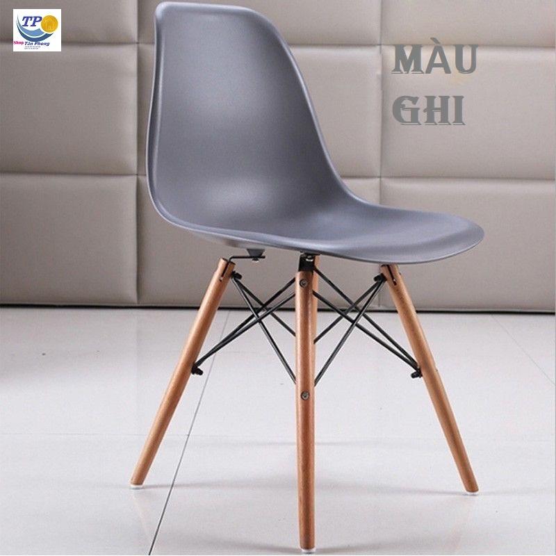 GHẾ EAMES Chân Gỗ Đan Thép (Ghế làm việc, quán cafe, phòng ăn...) Kiểu Hiện Đại Hàn Quốc