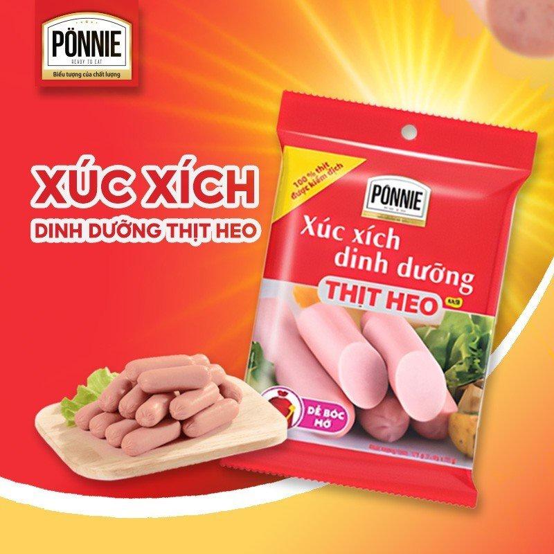 Xúc xích Ponnie Thịt Heo 35g x 5 cây