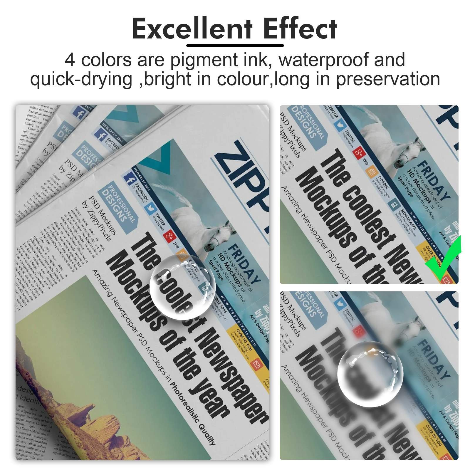 Mực in dầu pigment đa năng dành cho EPN- màu xanh- hàng nhập khẩu