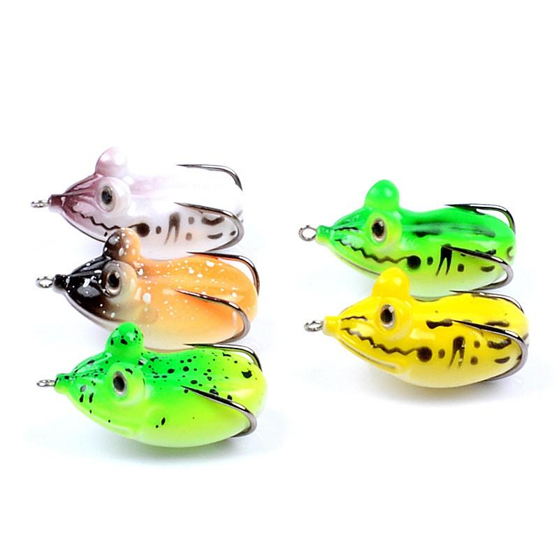 Mồi câu lure mồi nhái giả câu cá lóc cá sộp 5.4cm 11.6g nhái hơi câu cá siêu nhậy MOI-9