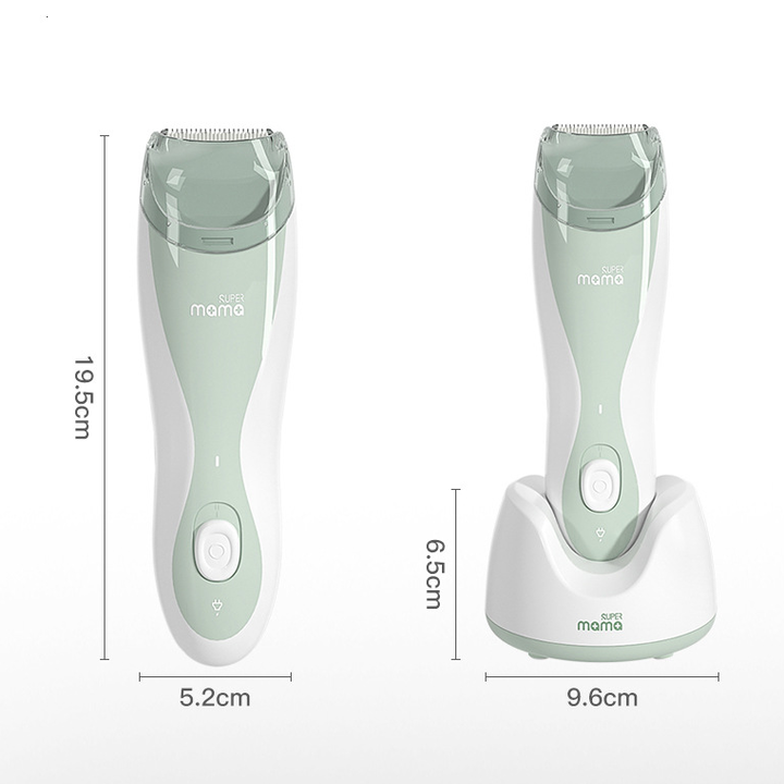 Tông đơ cắt tóc cho bé nhãn hiệu Super Mama SM3689 lưỡi ceraramic cao cấp - Hàng Nhập Khẩu