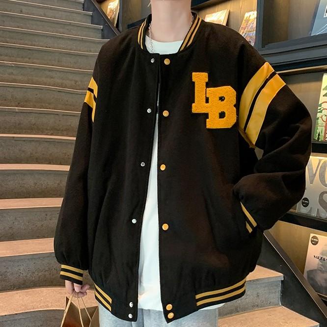 Áo bomber nam form rộng thời trang ulzzang hàn quốc, Áo bóng chày nam oversize thời trang unisex đi học đi chơi