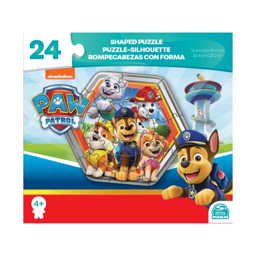 Đồ Chơi Bộ Xếp Hình 24 Miếng Theo Shape - Paw Patrol Lục Giác SPIN GAMES 20145675