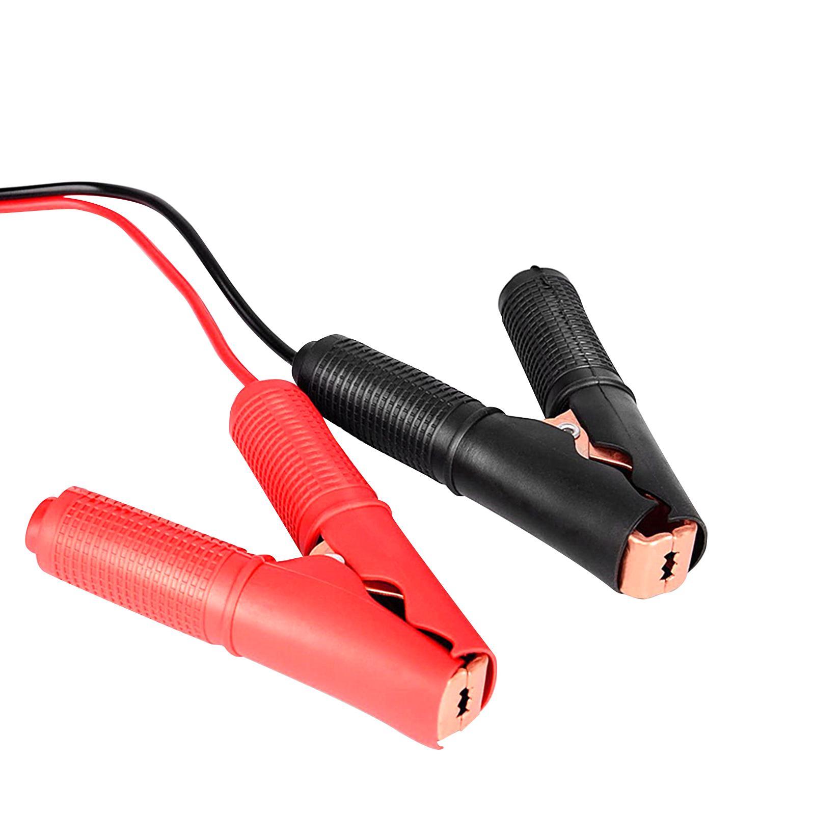 Cars Battery Cable Battery Alligator Clips Clamp 30A Fuse Battery Jump Cable