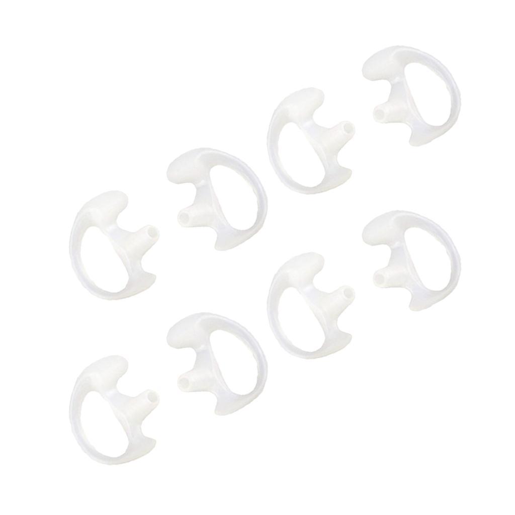 4 Pairs Replacement Earbud for Walkie Talkie Acoustic Tube Earpiece