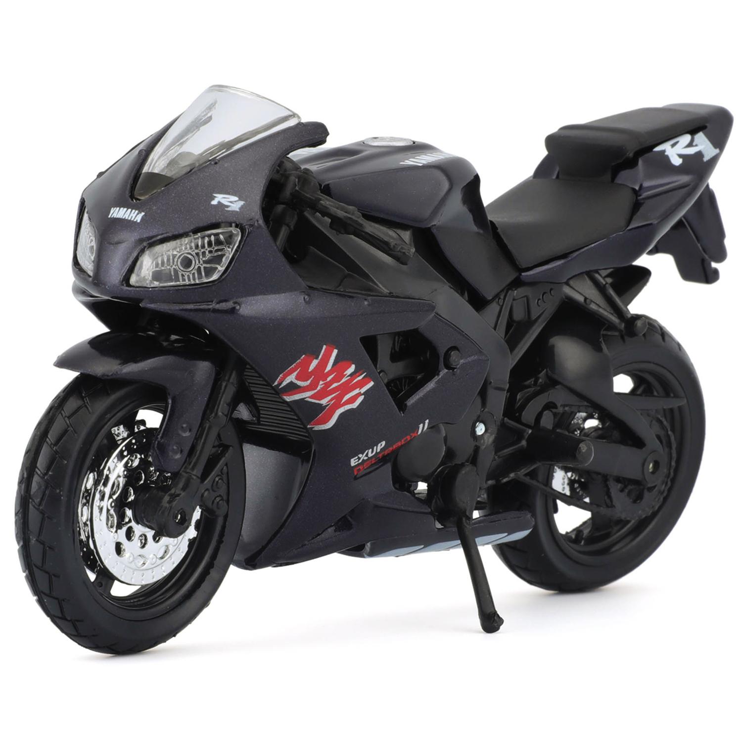 Đồ Chơi Mô Hình Xe Mô Tô G24 Yamaha YZF-R1 1:18 Tỉ Lệ Có Kệ Đứng - Maisto 321/MT39300