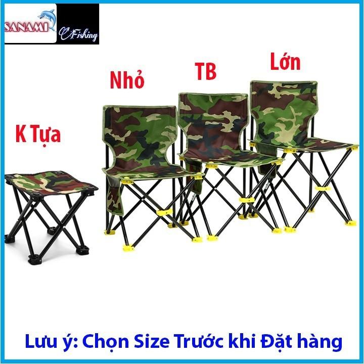 Ghế Câu Cá,Ghế Giã Ngoại Có Thể Gấp Gọn Rằn Ri Cao Cấp Sanami Fishing - Bền Bỉ,Bắt Mắt - KK 1