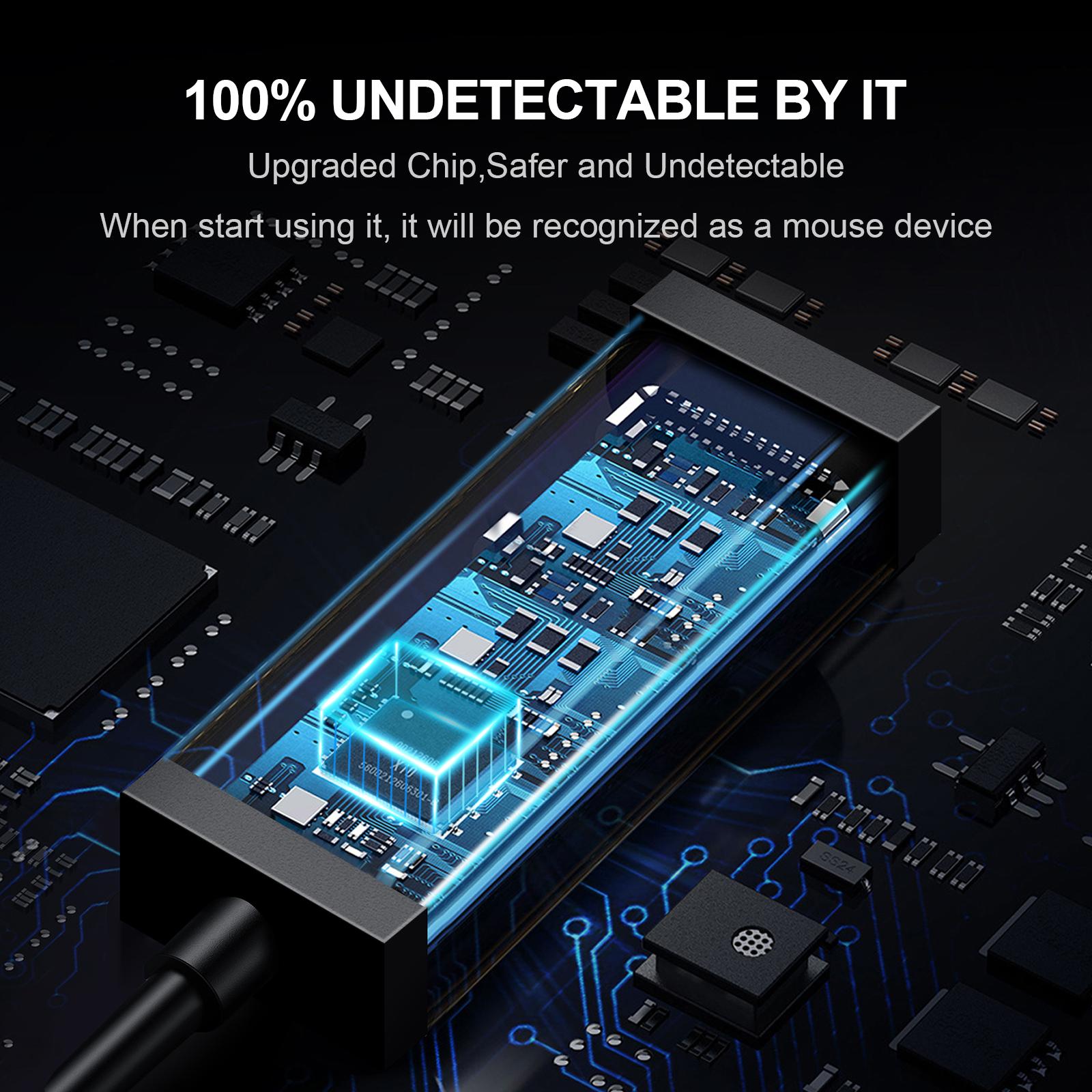 Chuột Jiggler Chuột Mover Cổng USB Ổ Không Có Công Tắc Mô Phỏng Di Chuyển Chuột Để Ngăn Máy Tính Vào giấc Ngủ