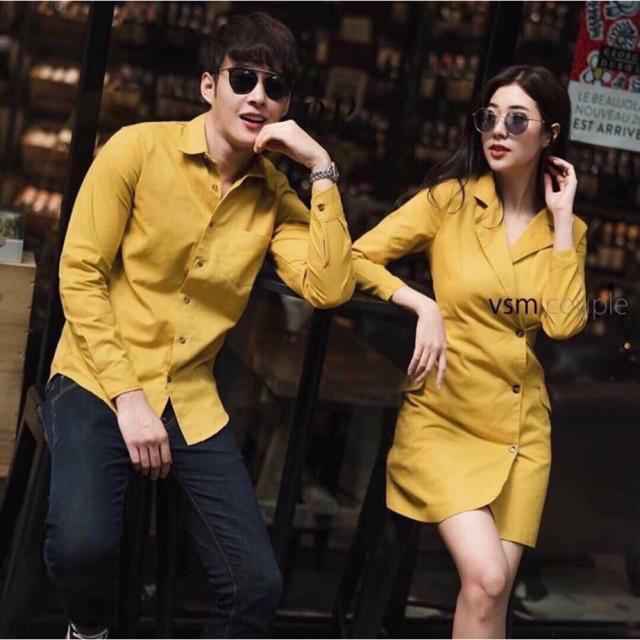 Áo đầm cổ vest và Áo somi nam