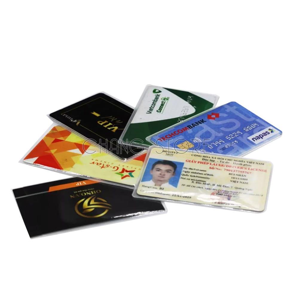 Set 100 Túi đựng thẻ căn cước công dân, bằng lái xe, ATM, Card visit, CMND