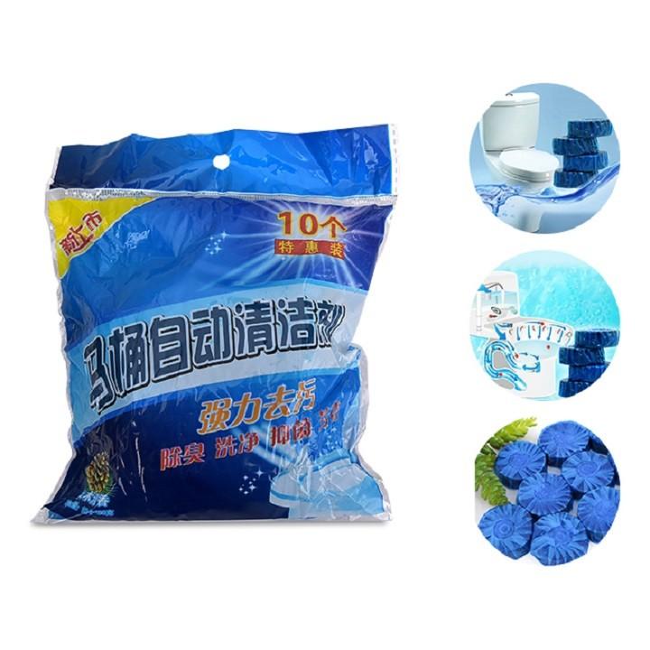 Combo 20 Viên Tẩy Bồn Cầu Khử Mùi Diệt Khuẩn, Vệ Sinh Bồn Cầu