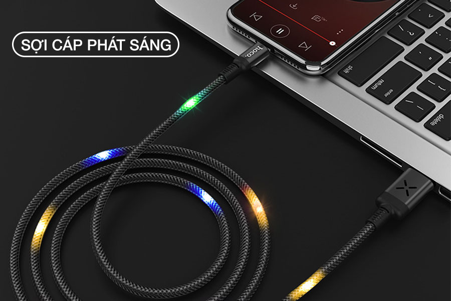 Cáp Lightning Hoco phát sáng U63 - GHẾ ĐỠ ĐIỆN THOẠI ĐA NĂNG T2 - Hàng chính hãng