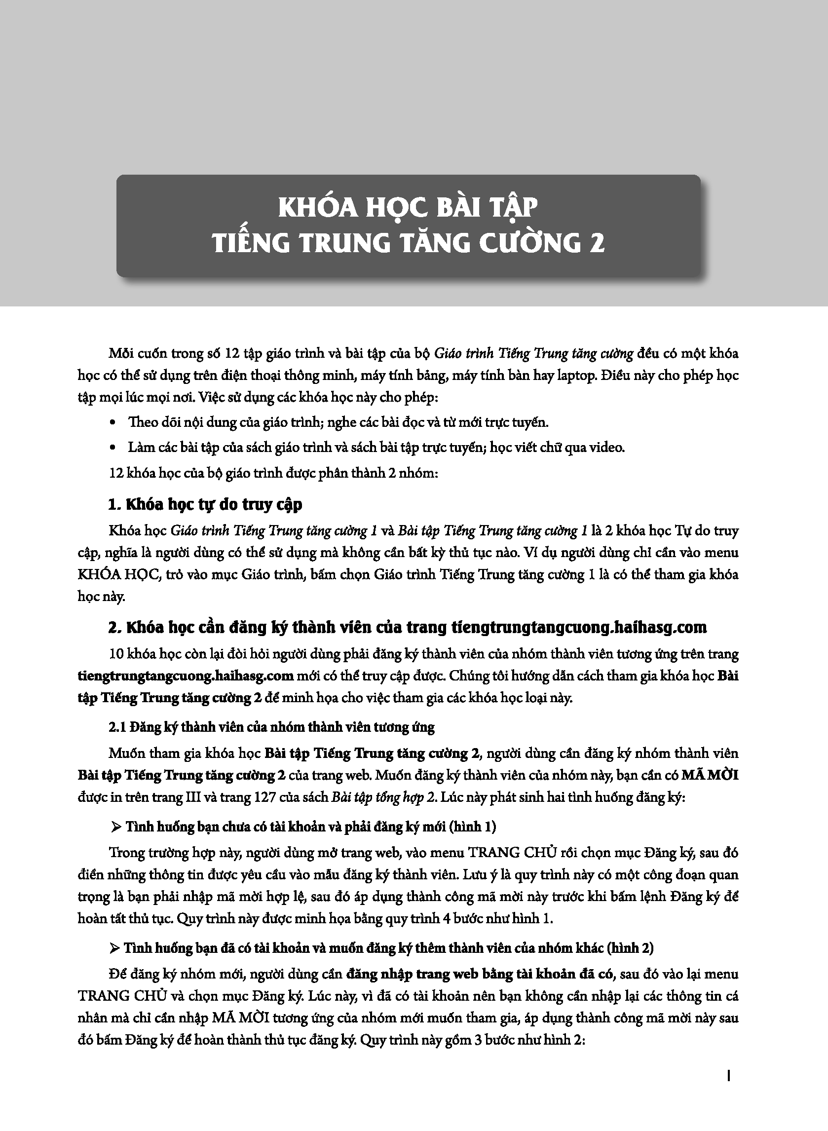 Giáo Trình Tiếng Trung Tăng Cường - Bài Tập Tổng Hợp 2